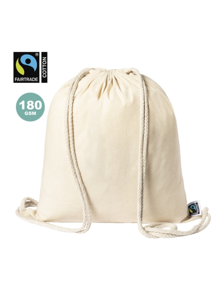 Sacca in cotone Fairtrade personalizzata Sanfer