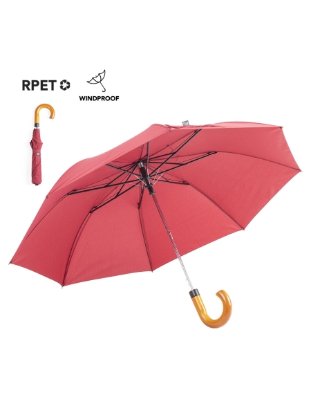Ombrello pieghevole antivento personalizzato Branit