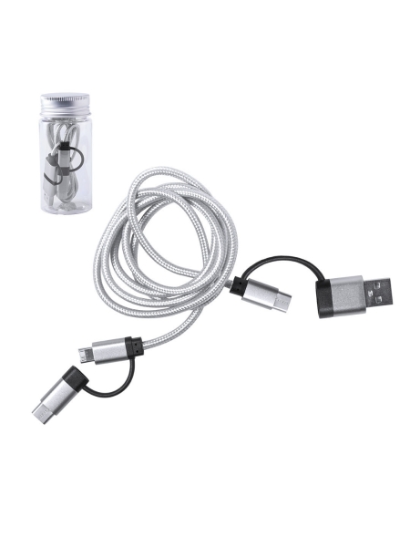 Cavetto tipo c e micro USB/Lightning di ricarica personalizzato Trentex
