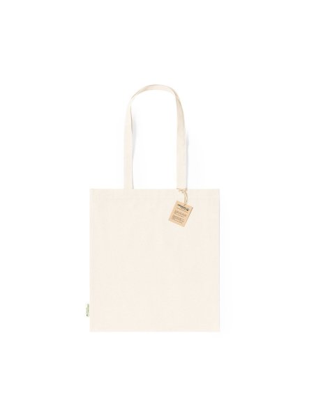 Shopper personalizzate in cotone organico Fizzy 38x42 cm