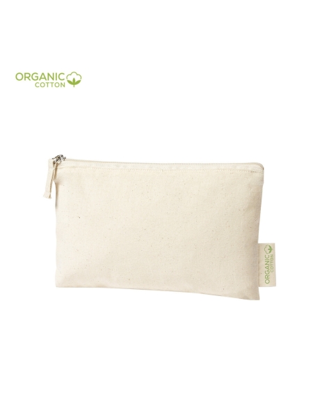 Beauty case cotone organico personalizzato Plumok
