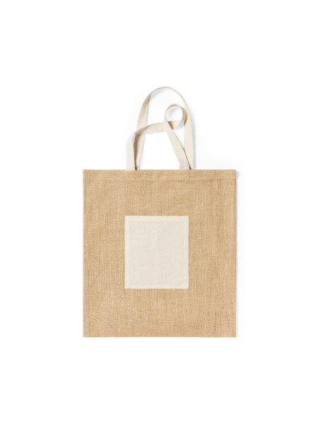 Borse in juta e cotone da spiaggia personalizzate Flobux