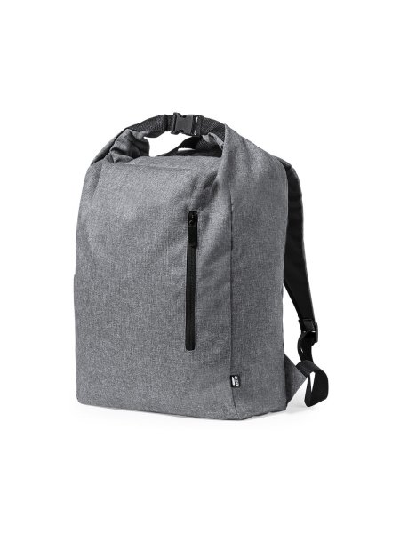Zaini promozionali classici in poliestere R-Pet personalizzati Sherpak