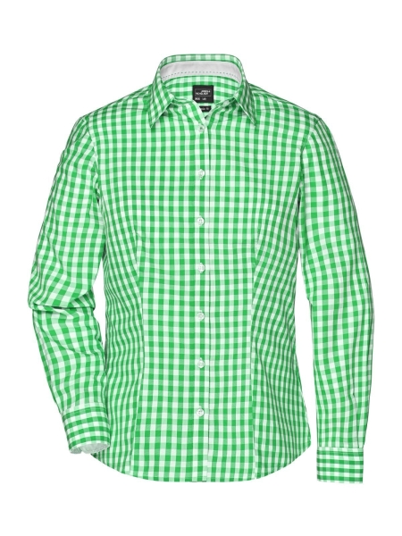 camicia-da-donna-personalizzata-james-nicholson-ladies-checked-blouse-green-white.jpg