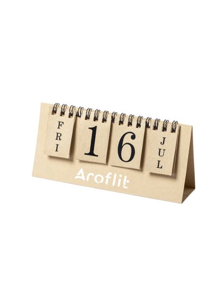 Calendario perpetuo cartone riciclato Gadner