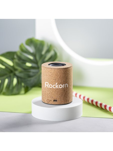 Altoparlante bluetooth in sughero naturale personalizzabile Yuxter