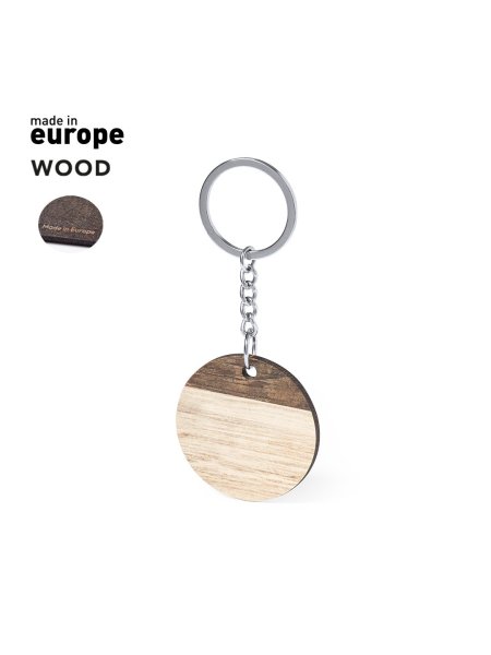 Portachiavi in legno personalizzato Ciran