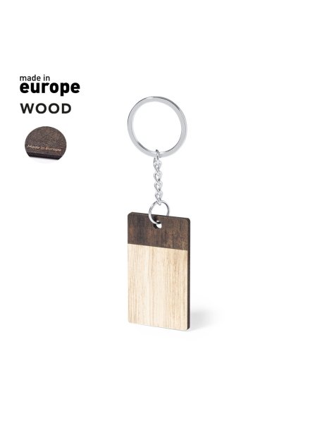 Portachiavi in legno personalizzabili eco Ruhen