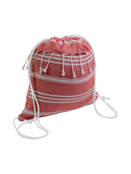 Zaino sacca Lubiana in cotone 180 gr con chiusura a strappo