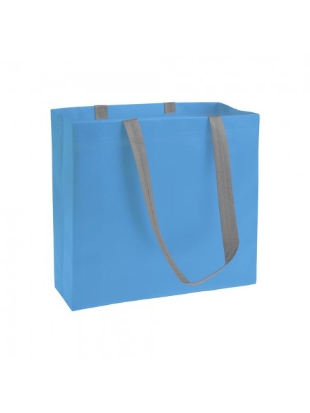 Shopper personalizzate in tnt laminato Valletta 40x35x12 cm