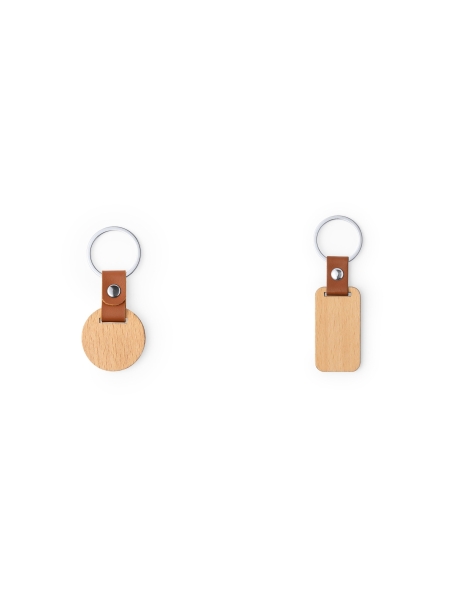 Portachiavi in legno personalizzati Mappets