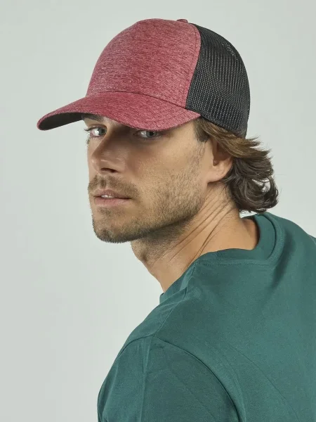 Cappellino trucker personalizzabile Atlantis Rapper Melange