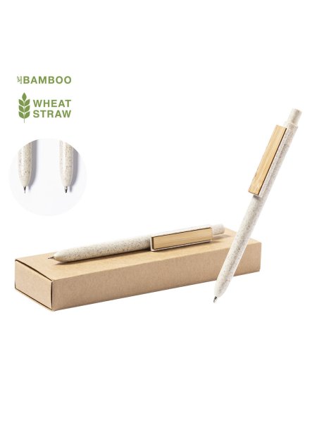 Set penne ecologiche personalizzato Bruneok