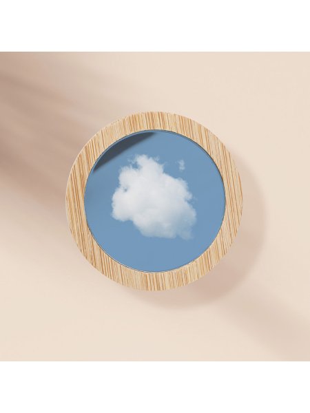 Specchio da borsa in bamboo personalizzato Arendel