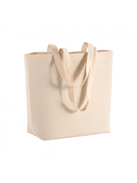 Shopper personalizzate in cotone Gibuti Natural 50x38x15 cm
