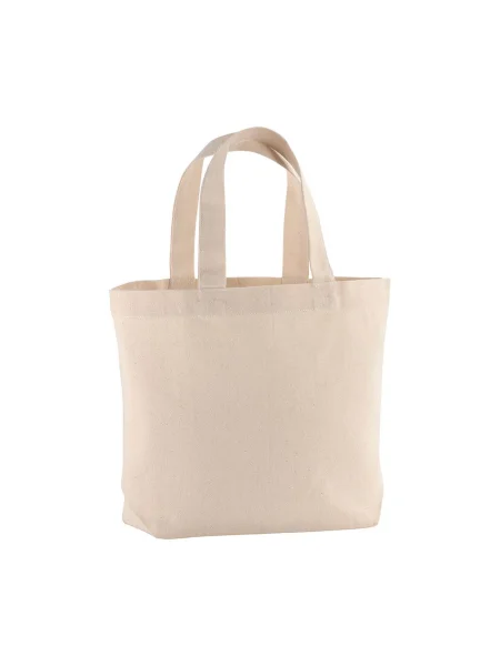 Shopper in tessuto di cotone Manila Natural 32x24x10 cm - 120 g/m²