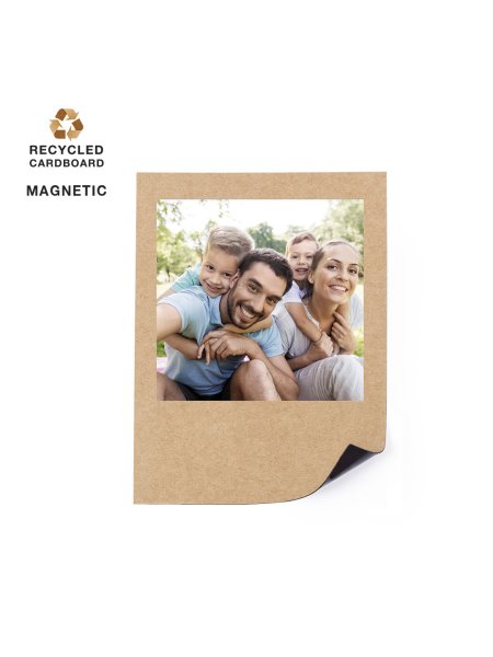 Portafoto magnetico in cartone riciclato personalizzato Tunip