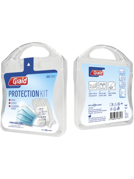 Kit mascherina e igiene da viaggio Graid MyKit