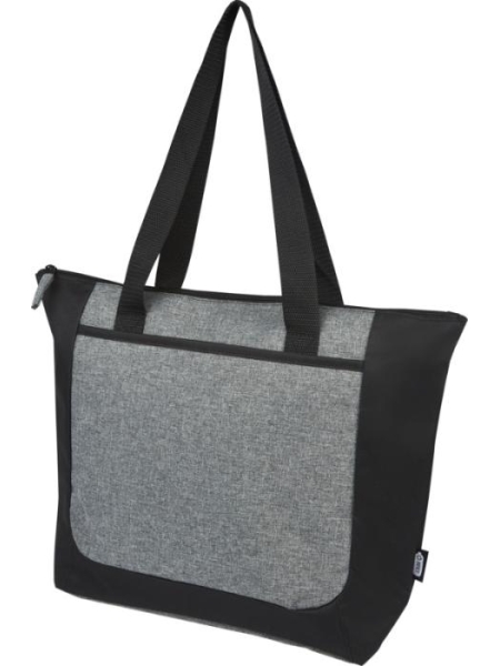 Shopper bicolore ecologica in R-Pet personalizzata GRS Reclaim 45 x 33 x 13 cm