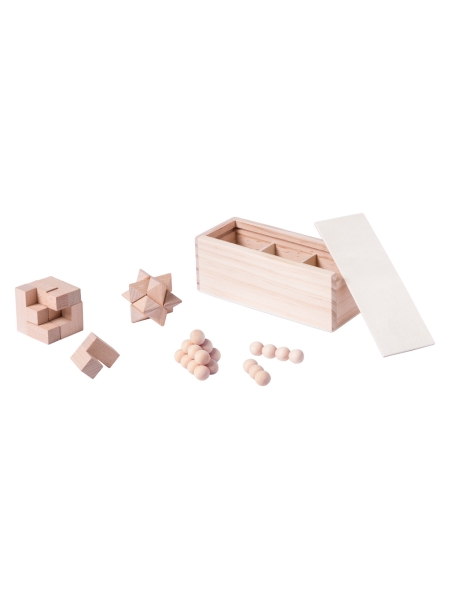 Puzzle legno incastro cubo magico personalizzabili Leon 16,3x6x6,4 cm