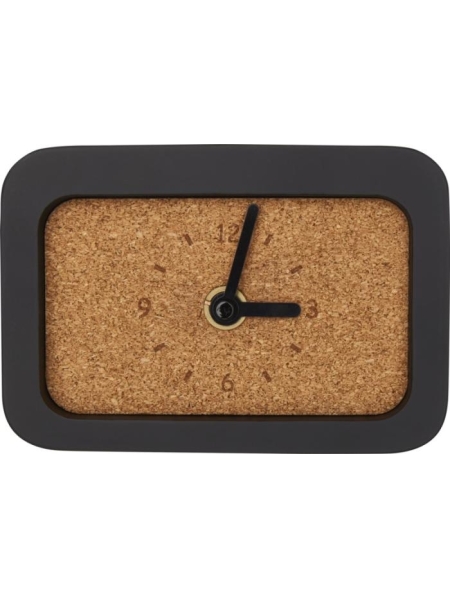 Orologio da tavolo con ricarica wireless in roccia calcarea personalizzato Momento