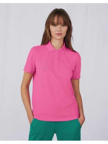 Polo piquet donna personalizzata B&C Collection Eco polo