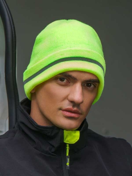 Cappellino invernale alta visibilità personalizzato Atlantis Workout-S