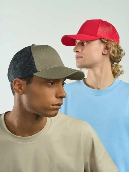 Cappellini con retina modello trucker personalizzati Atlantis Zion