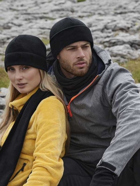 Cappello cuffia invernale personalizzato Beechfield poliestere riciclato