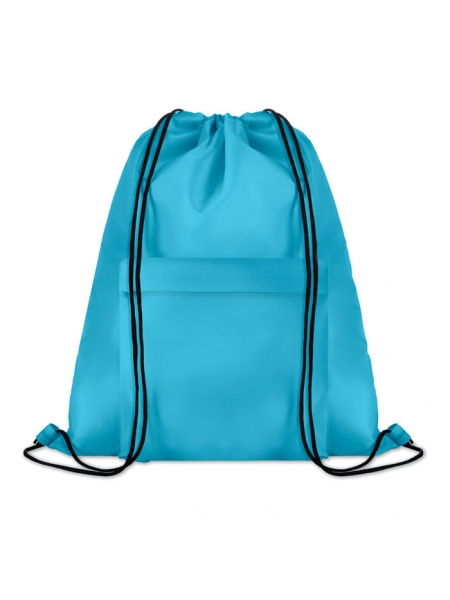Zaino sacca in nylon Pocket Shoop cm 37x44