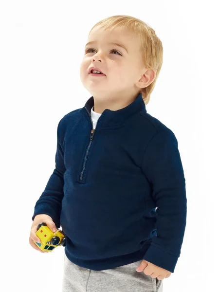 Felpa bambino Baby Quarter Zip Sweat