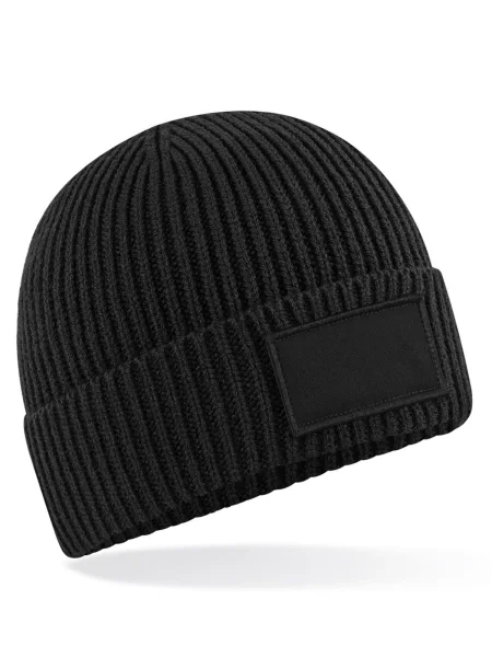cappelli-beanie-adulto-invernali-personalizzati-beechfield-fashion-patch-beanie-black-30.webp