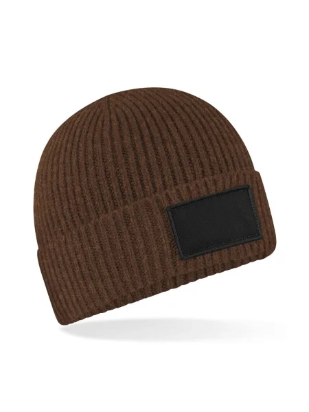 cappelli-beanie-adulto-invernali-personalizzati-beechfield-fashion-patch-beanie-walnut-black-36.webp