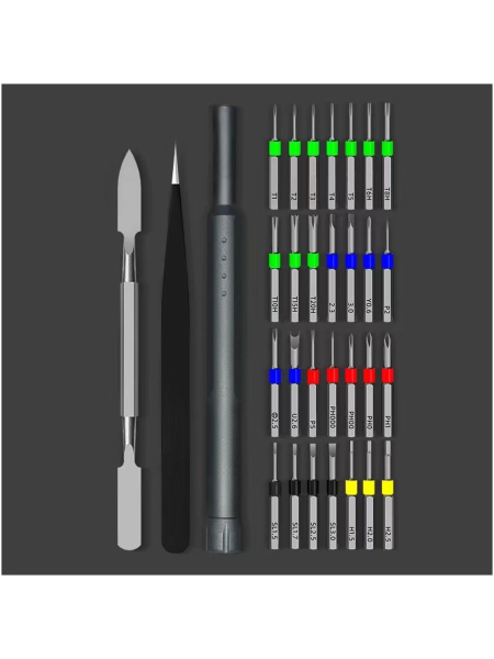 Set di riparazione con cacciaviti da 31 pezzi SCX.design T20