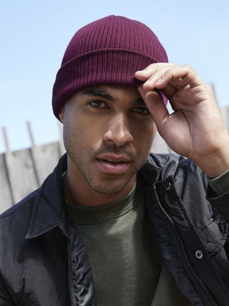 Cappelli invernali da personalizzare Beechfield Organic Cotton Beanie