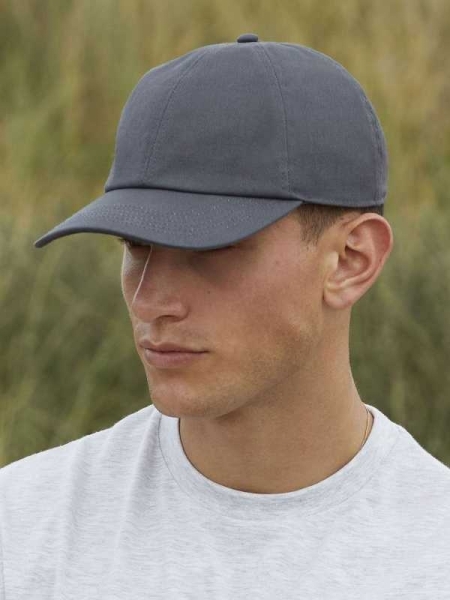 Cappellini con visiera economici, adulto, personalizzabili, Bechfield Organic Cotton 6 Panel Cap