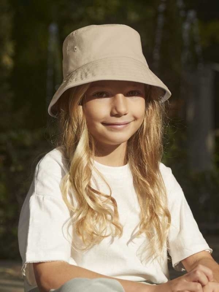 Cappellino pescatore cotone organico per bambini Beechfield