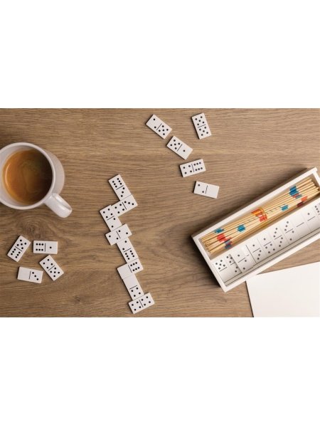 Gioco da tavolo in legno personalizzato Mikado/Domino