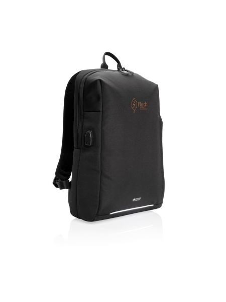 Zaino pc 15.6 imbottito personalizzato Swiss Peak Edmund