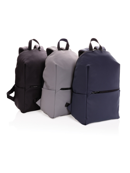 Zaino per pc 15.6 in poliuretano liscio personalizzato Dwain