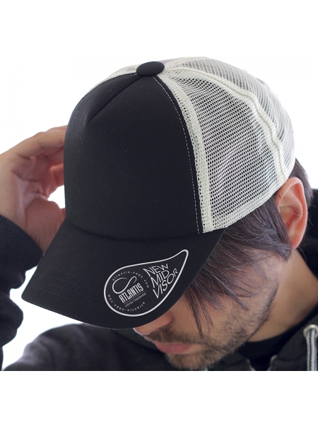 Cappello modello rap e snapback personalizzato Atlantis Record