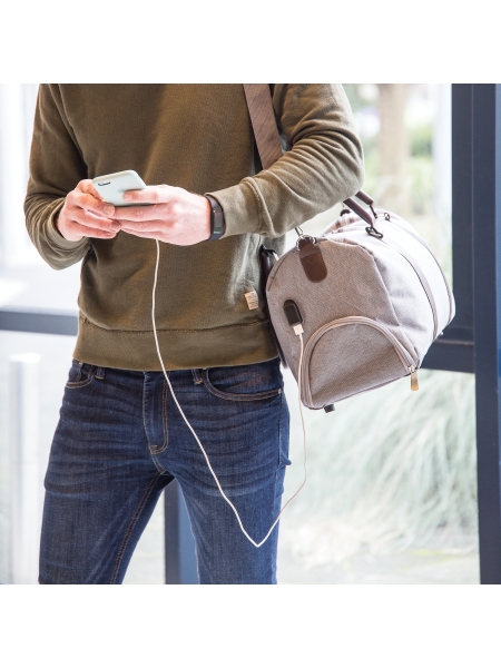 Borsa weekend in poliestere personalizzata Candace