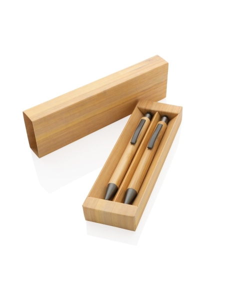 Set scrittura in bamboo personalizzato Den