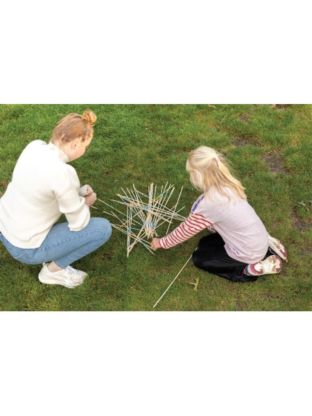 Gioco Mikado in bamboo gigante