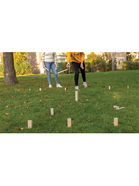 Gioco Kubb in legno personalizzato