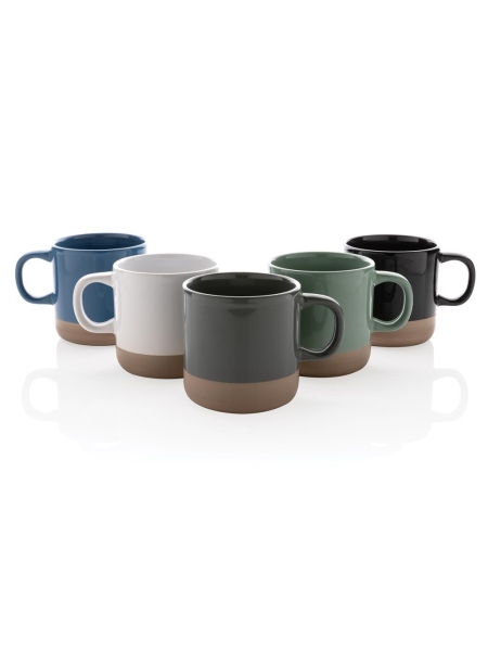 Tazze ceramica smaltata personalizzate Athena 360 ml