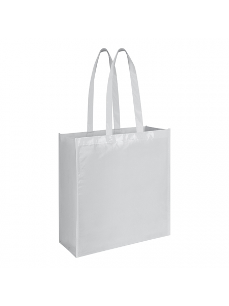 Shopper personalizzate in tnt plastificato Monica 38x42x15 cm