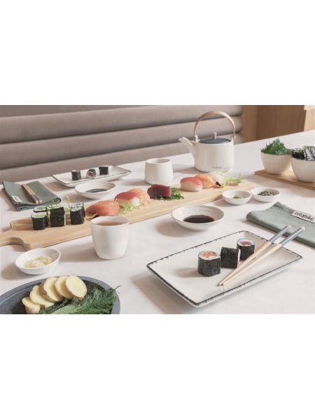 Set bicchieri in ceramica da 4 pezzi personalizzato Ukiyo Claud 120 ml