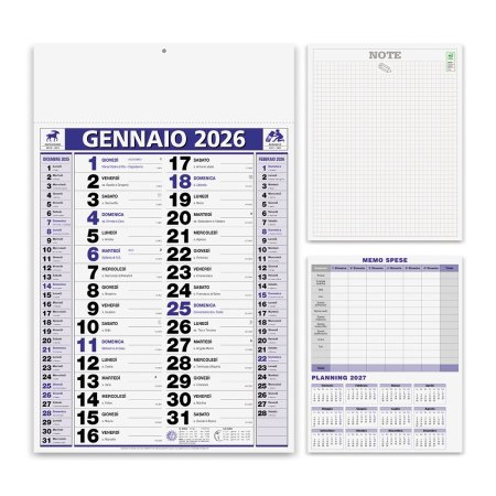 Calendari Olandesi personalizzati Elegant 30 x 47 cm