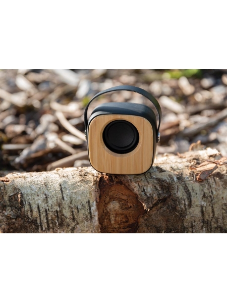 Altoparlante wireless in bamboo personalizzato Fashion